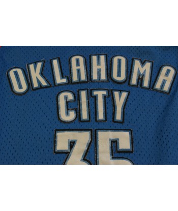 Maillot basket rétro Thunder Oklahoma City N°35 Durant NBA Amélioration de cerveau avec