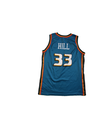 Maillot basket vintage Pistons Détroit N°33 Hill NBA acheter