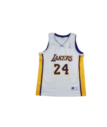 Maillot basket rétro Lakers Los Angeles N°24 Bryant NBA une grave pollution 