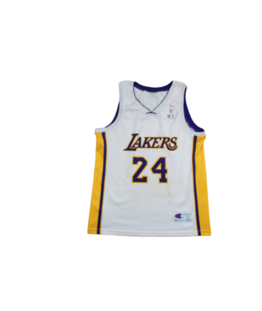 Maillot basket rétro Lakers Los Angeles N°24 Bryant NBA une grave pollution 