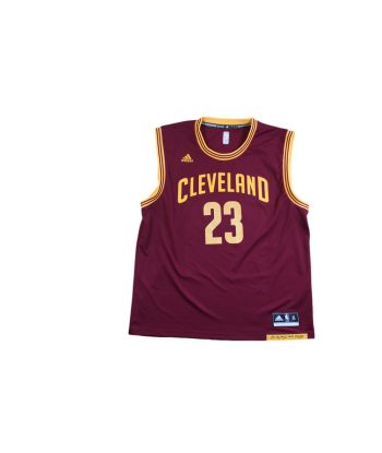 Maillot basket rétro Cavaliers Cleveland N°23 James NBA les muscles