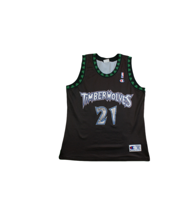 Maillot basket rétro Timberwolves Minnesota N°21 Garnett NBA sur le site 