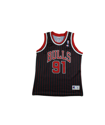 Maillot basket rétro Bulls Chicago N°91 Rodman NBA plus qu'un jeu 