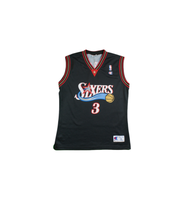 Maillot basket vintage Sixers Philadelphie N°3 Iverson NBA à prix réduit toute l'année