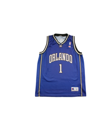 Maillot basket rétro Magic Orlando N°1 McGrady NBA votre restaurant rapide dans 