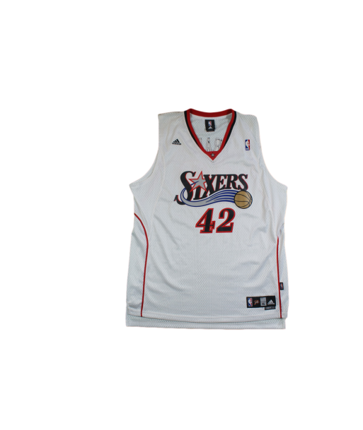 Maillot basket rétro Sixers Philadelphie N°42 Brand NBA s'inspire de l'anatomie humaine