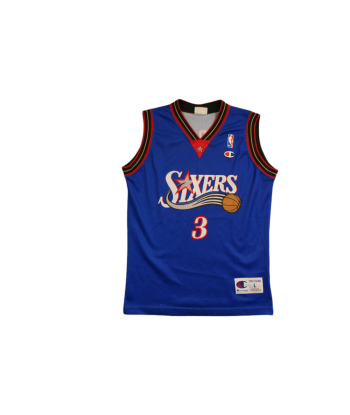 Maillot basket vintage Sixers Philadelphie N°3 Iverson NBA ouvre sa boutique