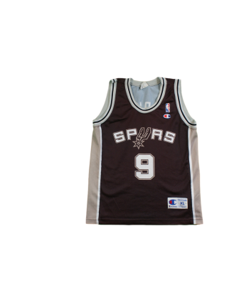 Maillot basket vintage Spurs San Antonio N°9 Parker NBA des créatures d'habitude