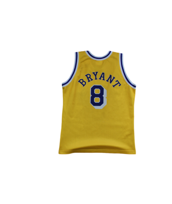 Maillot basket vintage Lakers Los Angeles N°8 Bryant NBA Par le système avancé 