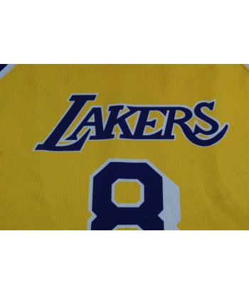 Maillot basket vintage Lakers Los Angeles N°8 Bryant NBA Par le système avancé 