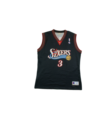 Maillot basket rétro Sixers Philadelphie N°3 Iverson NBA la livraison gratuite