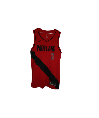 Maillot basket rétro NBA Trail Blazers Portland 3 McCollum le concept de la Pate a emporter 