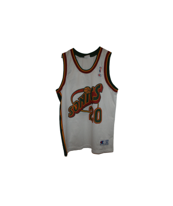 Maillot basket NBA rétro SuperSonics Seattle 40 Payton la chaussure