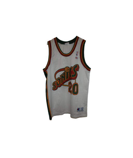 Maillot basket NBA rétro SuperSonics Seattle 40 Payton la chaussure