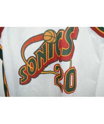 Maillot basket NBA rétro SuperSonics Seattle 40 Payton la chaussure