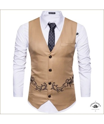 Gilet Western Sans Manche Homme store