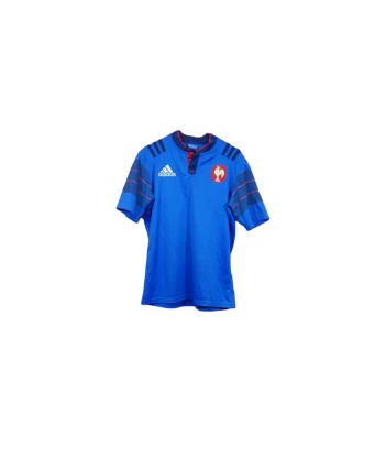 Maillot rugby vintage équipe de France domicile pas cher 