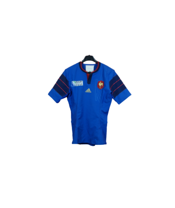 Maillot rugby vintage équipe de France domicile 2015 pas cheres