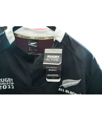 Maillot rugby collector All Balcks domicile 2011 en linge