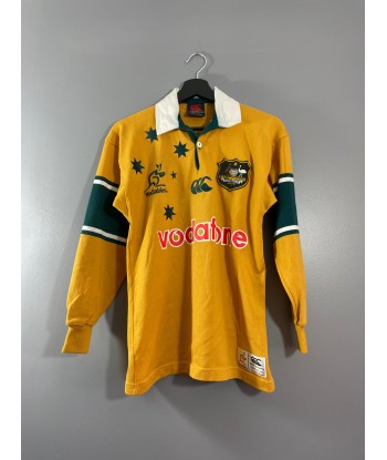 Maillot rugby vintage Australie Canterbury Vodafone en linge