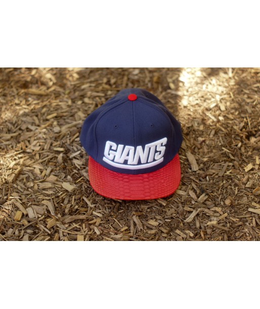 JUST DON New York Giants - Navy Blue / Red brillant des détails fins