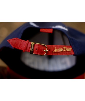 JUST DON New York Giants - Navy Blue / Red brillant des détails fins