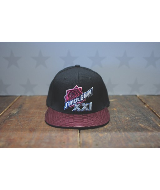 JUST DON Super Bowl XXI - Black / Cranberry en ligne des produits 