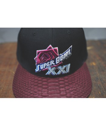 JUST DON Super Bowl XXI - Black / Cranberry en ligne des produits 