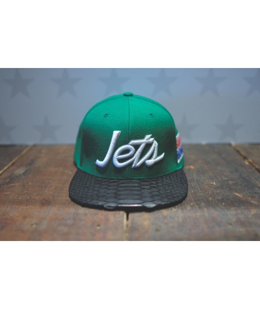 JUST DON Super Bowl New York Jets Script Logo - Green / Black pas cher 