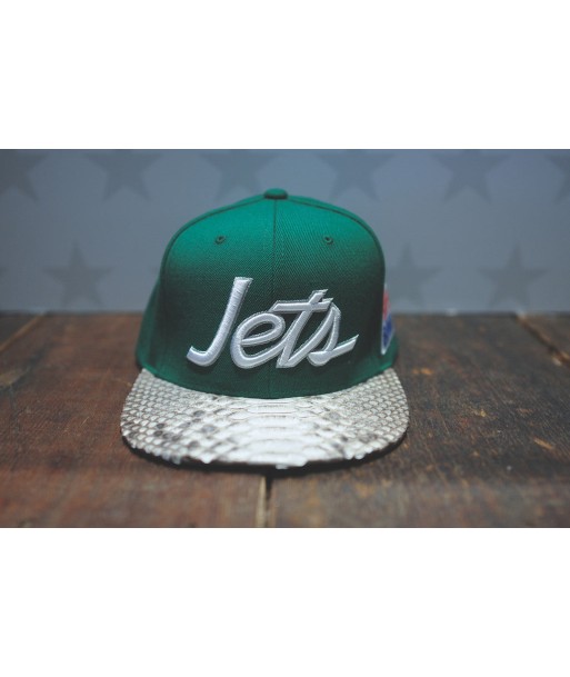 JUST DON Super Bowl New York Jets Script Logo - Green / Natural Fin de série