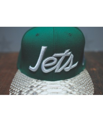 JUST DON Super Bowl New York Jets Script Logo - Green / Natural Fin de série