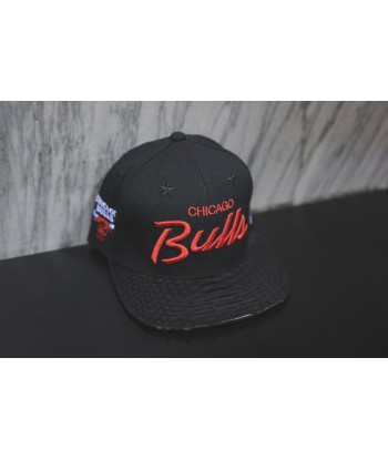 JUST DON Stars Bulls Script Logo - Black / Black pas chere