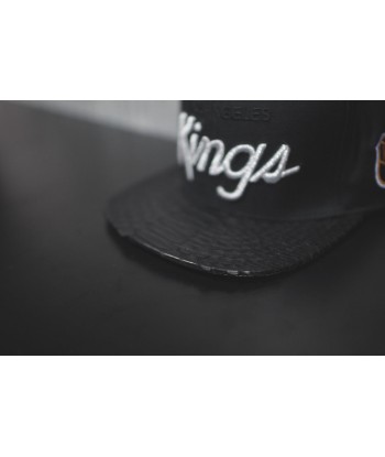 JUST DON Stars LA Kings Script Logo - Black / Black 2023