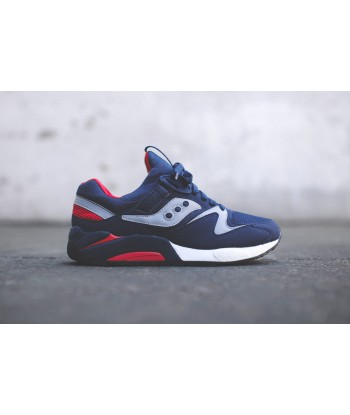 Saucony Grid 9000 - Navy / Grey / Red Fin de série