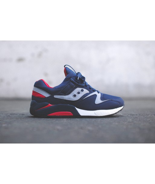 Saucony Grid 9000 - Navy / Grey / Red Fin de série