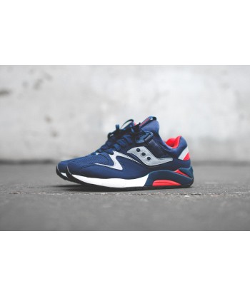 Saucony Grid 9000 - Navy / Grey / Red Fin de série