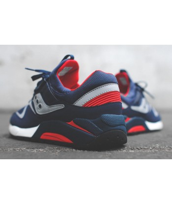 Saucony Grid 9000 - Navy / Grey / Red Fin de série