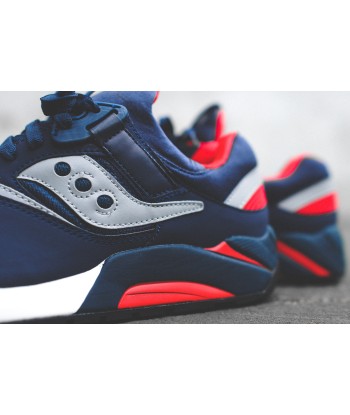 Saucony Grid 9000 - Navy / Grey / Red Fin de série