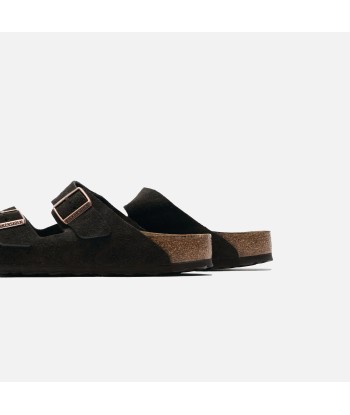 Birkenstock Arizona Soft Footbed - Mocha Suede la livraison gratuite