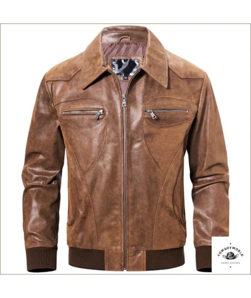 Veste Western Marron meilleur choix