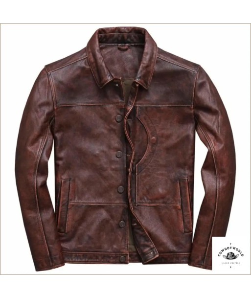 Veste Cuir Country Western vente chaude votre 