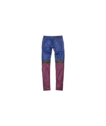 Pierre Balmain Moto Jeans - Navy / Black / Burgundy online