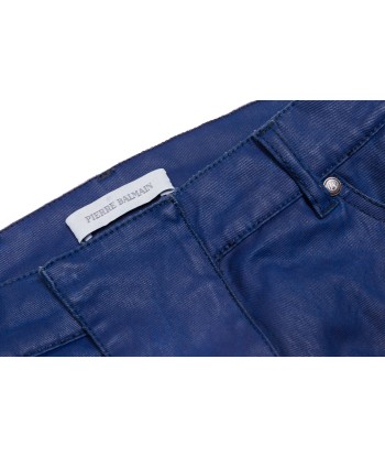 Pierre Balmain Moto Jeans - Navy / Black / Burgundy online