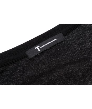 T by Alexander Wang Classic Tee - Black meilleur choix