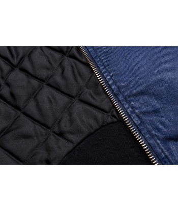 Pierre Balmain Moto Jacket - Navy / Black Profitez des Offres !