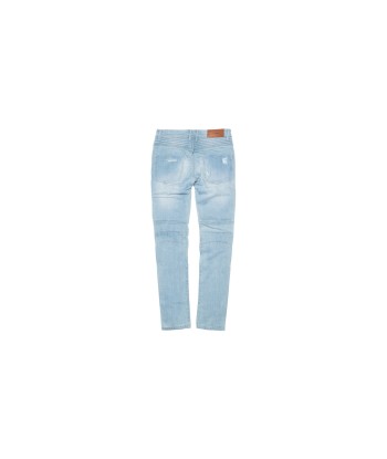 Stampd Distressed Moto Denim - Indigo de la marque