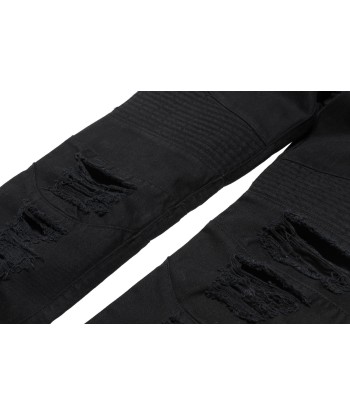 Stampd Distressed Moto Denim - Black ouvre sa boutique