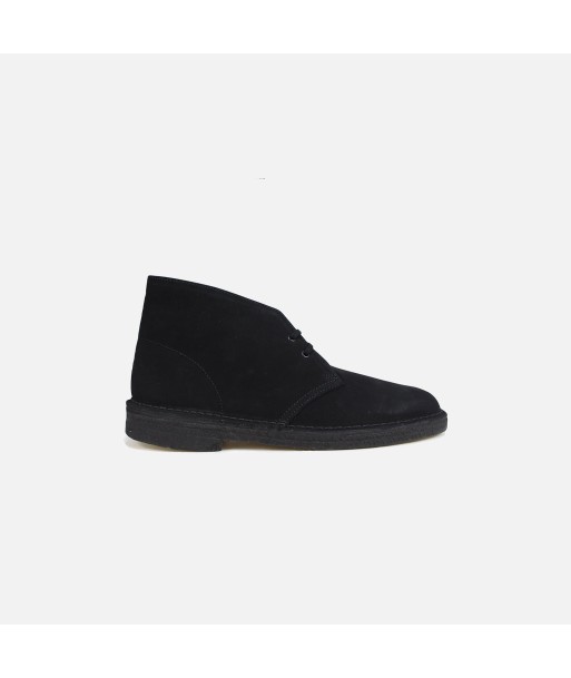 Clarks Desert Boot - Black Suede prix pour 