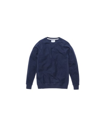 Norse Projects Tristan Reverse Brushed Crewneck - Navy meilleur choix