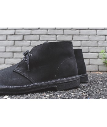 Clarks Desert Boot - Black Suede prix pour 